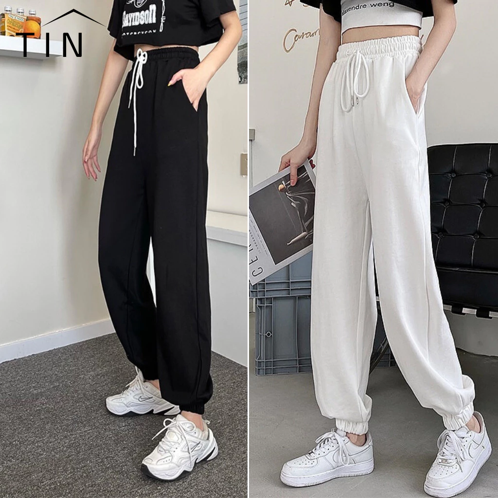 Quần Jogger Trơn Bo Gấu Nhiều Màu Nam Nữ Unisex