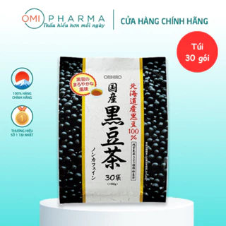 Trà Đậu Đen Rang Nguyên Chất Hỗ Trợ Thanh Lọc Cơ Thể Làm Đẹp Da Orihiro Nhật Bản (Túi 30 Gói)