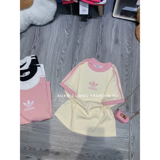 ÁO thun in ADIDAS phối viền vai cực đẹp 😍 dưới 55kg