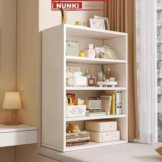 Kệ sách đa năng chất liệu gỗ MDF màu full trắng decor góc làm việc, học tập thương hiệu SOHJA - SA30