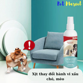 Xịt xua đuổi, Xịt ngăn ngừa chó mèo cào, cắn, phá đồ đạc, sofa,..giúp chó, mèo tránh xa khỏi nội thất trong 24h