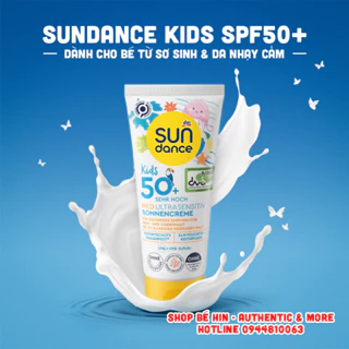 Kem chống nắng trẻ em Sundance Kids SPF50+ Đức, dành cho bé từ sơ sinh da nhạy cảm tới rất nhạy cảm