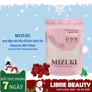 Bột Đậu Đỏ Nguyên Chất 100% Mizuki tẩy tế bào chết, dưỡng sáng đều màu da 100g