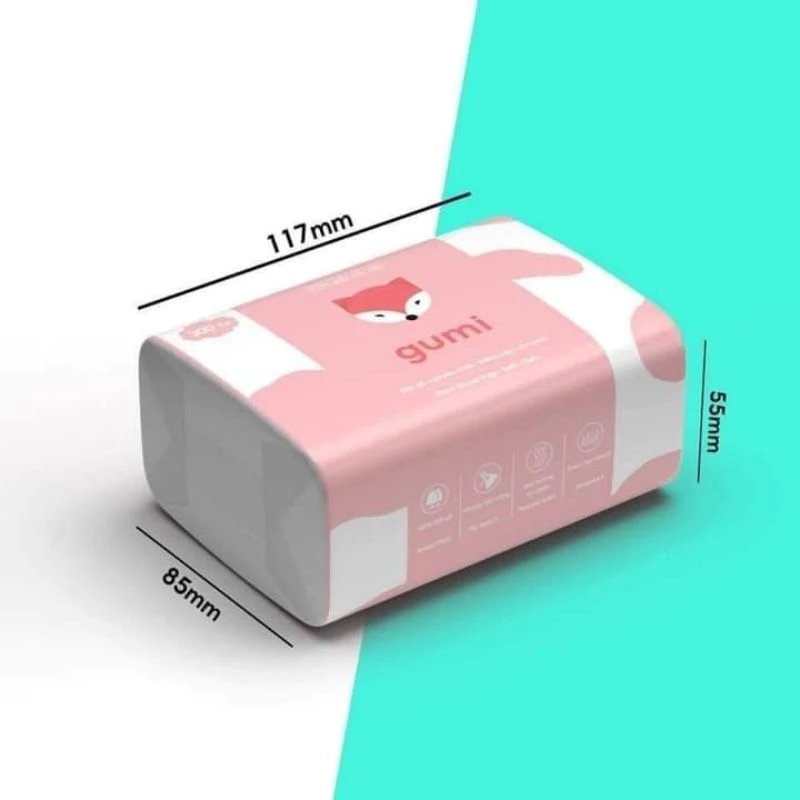 1 Gói khăn giấy rút Gumi 3 lớp 300 tờ An Toàn và Chất Lượng
