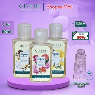 Sữa tắm GIVEBE size Du Lịch hương nước hoa Ý 80ml