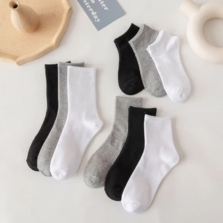 Tất nam nữ chất liệu cotton mềm mịn co giãn 4 chiều, vớ cổ cao-cổ trung-cổ thấp phong cách hiện đại