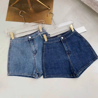 Quần Short Nữ Quần Đùi Jeans Bò Cạp Cao Gen Bụng Tôn Dáng Bigsize