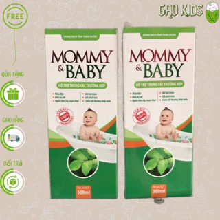 Sữa tắm gội thảo dược mommy & baby 300ml Dùng tắm toàn thân cho bé, giúp làn da sạch, thơm, mát da An toàn