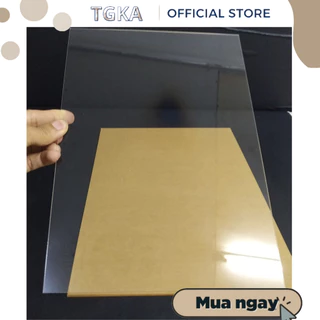 Tấm nhựa mika trong suốt loại dày 1mm dành cho khung ảnh 13x18 có lớp chống xước an toàn