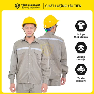 Đồng Phục Công Nhân, Quần Áo Công Nhân AV52 Chất Liệu Thoáng Mát