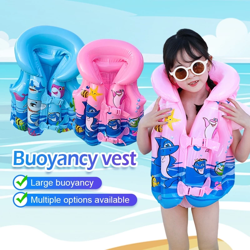 Áo Phao Bơi Trẻ Em, Áo Phao Bơi cho bé,Áo phao bơi bơm hơi,Phao Bơi Hình Hoạt Hình Cho Bé 8-25kg,  Từ 1 Đến 12 Tuổi