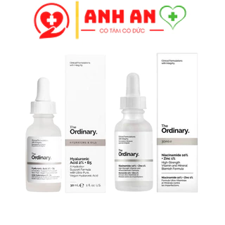 Tinh chất cấp ẩm hồi phục The Ordinary Hyaluronic Acid 2% + B5 30ml của Canada