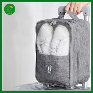 Túi đựng giày dép du lịch 3 ngăn chống nước có thể cố định trên vali,Không gian bên trong rộng rãi túi đựng nhiều giày