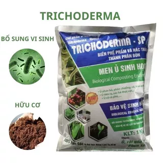 Nấm Đối Kháng Trichoderma  - 1kg - Dùng Ủ Phân và Xử Lý Đất, Phòng Vàng Lá Thối Rễ, Héo Xanh, Héo Rũ