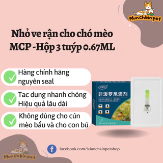 Nhỏ Ve Rận, Bọ Chét Nhỏ Gáy Cho Chó Mèo Siêu Hiệu Quả