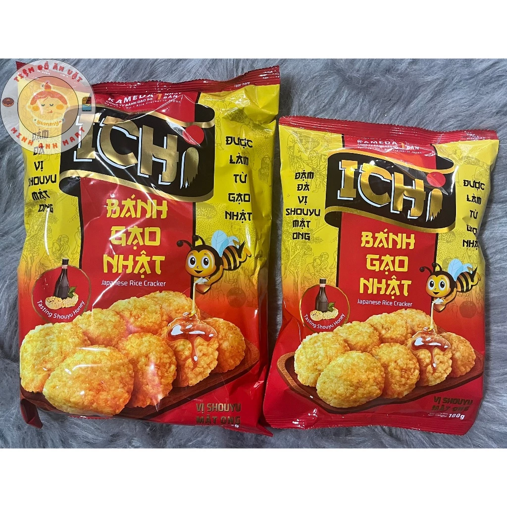 Bánh gạo Nhật Ichi vị Mật ong - 100g - 180g