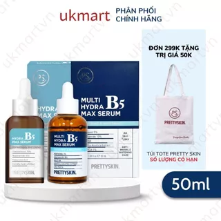 Serum Phục Hồi Dưỡng Trắng B5 Prettyskin Hydra B5 Chống Lão Hóa, Se Khít Lỗ Chân Lông, Làm Dịu Da Cấp Ẩm 50ml