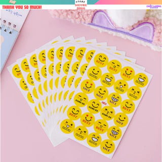 [SET 10 TẤM] Sticker khen thưởng học sinh giá rẻ, sticker tiếng anh đồ dùng học tập văn phòng phẩm giá rẻ