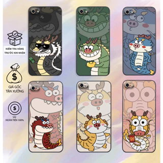 Ốp lưng Iphone 5/5S/5SE- IPHONE 6/6S-IPHONE 6/6S PLUS-IPHONE 7/8-IPHONE SE 2020 rồng cute hài hước đáng yêu,giá rẻ