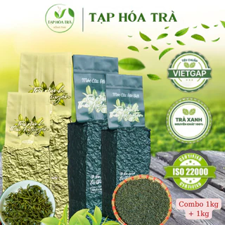 Tạp Hóa Trà Combo Trà móc câu 1kg + Trà Nõn Tôm 1kg Trà xanh thái nguyên vùng tân cương hảo hạng