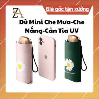 Ô Dù Mini để túi siêu gọn che nắng mưa khi đi du lịch, đi học, văn phòng. Ô gấp gọn nhỏ ngắn cao cấp chống tia UV