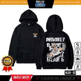 Áo hoodie one piece, áo khoác áo hoodie onepiece in hình luffy gear 5 mẫu mới cực ngầu