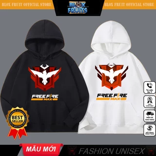 Áo Hoodie Free Fire [Đủ size] 2 Màu Đen và Trắng Rank Huyền Thoại