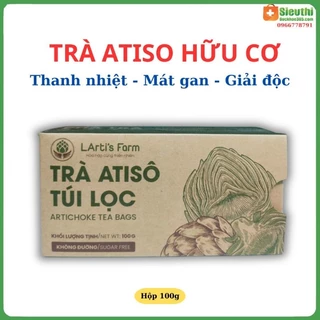 Trà Atiso túi lọc hữu cơ Đà Lạt bịch 40 túi lọc thanh nhiệt, mát gan Siêu Thị Sức Khoẻ 365