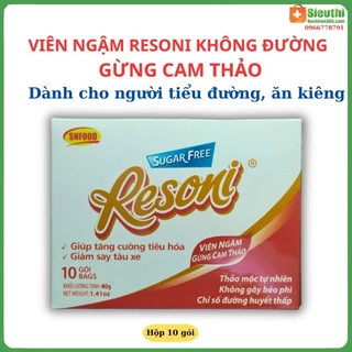 [Bao bì mới] Kẹo Cho Người Tiểu Đường Ăn Kiêng vị Gừng hộp 46g Siêu Thị Sức Khoẻ 365