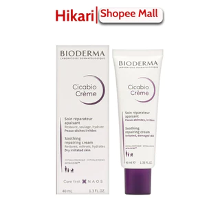 Kem Dưỡng Phục Hồi Da Tổn Thương Bioderma Cicabio Crème 40ml, Cải Thiện Hiệu Quả Cấu Trúc Da Hư Tổn Xuất xứ PHÁP