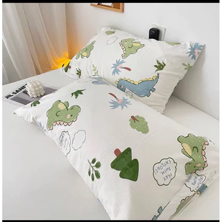 Vỏ Gối Đầu cotton poly kích thước 45x65 vỏ gối có khoá kéo hàng loại 1