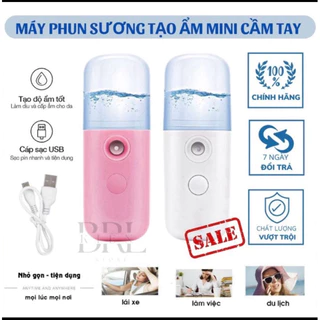 Máy phun sương tạo độ ẩm bình xịt khoáng nano xông chăm sóc cho da mặt cầm tay mini - Máy Phun Xương Xịt Khoáng NaNo