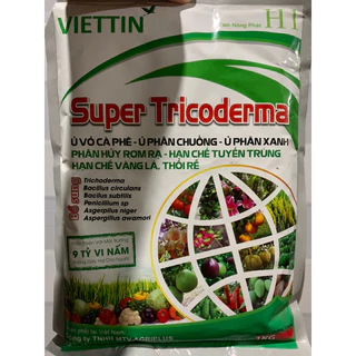 Men vi sinh nấm super TRICHODERMA VIETTIN dùng ủ phân và xử lý đất (gói 1 kg)