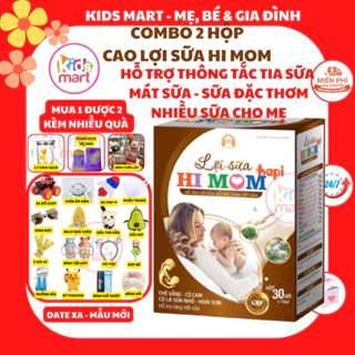 (MUA 1 TẶNG 2) Combo 2 Hộp Lợi Sữa Hi Mom - Giúp Gọi Sữa Về, Mát Sữa, Thông Tắc Tuyến Sữa