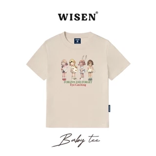 Áo Thun Baby Tee WISEN Phông Unisex Local Brand 100% Cotton Cao Cấp 2 Chiều Mẫu " FAF  "