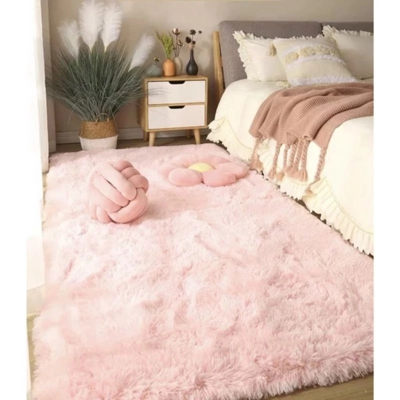 Thảm lông trải sàn , thảm chân giường 1M6x1M , 50cm x 1m6 trang trí phòng khách decor phòng ngủ hàng loại 1 siêu mềm mịn