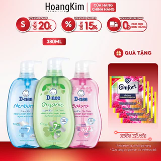 Sữa Tắm Gội Toàn Thân Cho Bé D-nee Kid Thái Lan 380ml