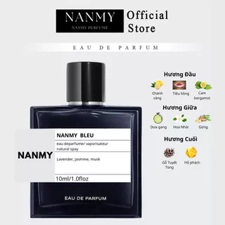 Nước Hoa Nam chính hãng NANMY BLEU EDP phong cách sang trọng, tinh tế