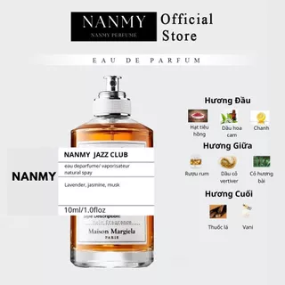 Nước Hoa Nam chính hãng NANMY JAZZ CLUB EDP phong cách nam tính, thu hút