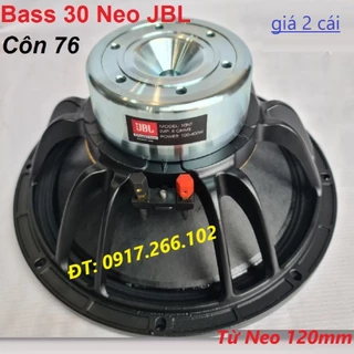 Siêu Loa Bass 30 Neo JBL Côn 75.5mm Nhập Khẩu Cao Cấp - Giá 2 Chiếc Loa 3 Tấc