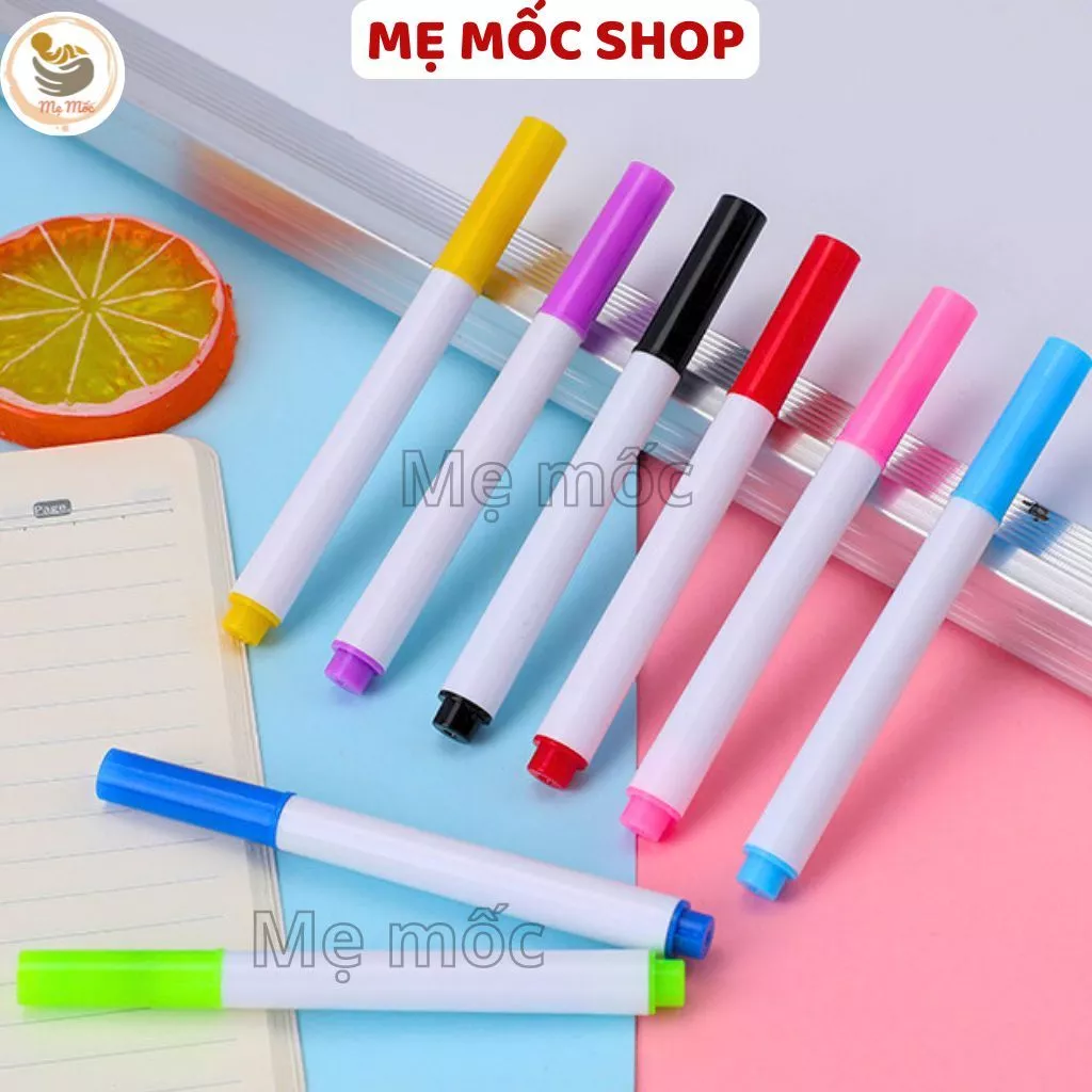 Bút Lông, Bút Dạ Nét Nhỏ Dùng Để Viết Bảng Trắng, Sách Tô Xoá Thông Minh Memocshop Giúp Bé Thỏa Sức Sáng Tạo