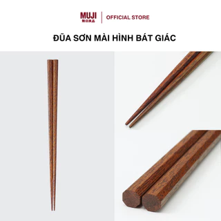 Đũa Sơn Mài Hình Bát Giác 23cm MUJI