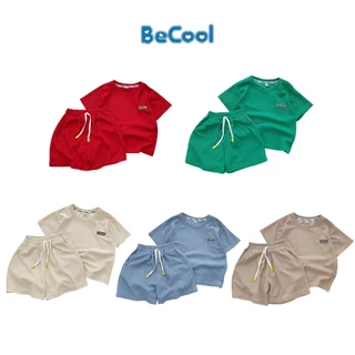 Bộ Cộc Tay Fashion BECOOL, Bộ cộc tay Fashion Chất Tổ ong Cho Bé Từ 8-27Kg