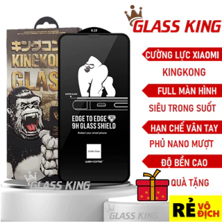 Kính cường lực Kingkong Redmi 12 12C 13C 10C Note 11 4G 10 12S 10S 11S 10T Xiaomi 11T 5G 9T 9 9A 9C 9S 10A 8 7 pro poco