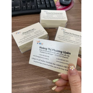 🌟 IN NAMECARD GIẤY MĨ THUẬT NHŨ VÀNG BLINGBLING 🌟