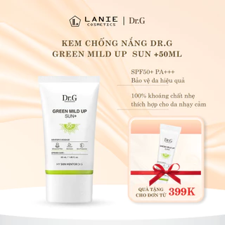 Kem chống nắng nâng tông giảm tiết dầu Dr.G Green Mild Up Sun+ 20ml