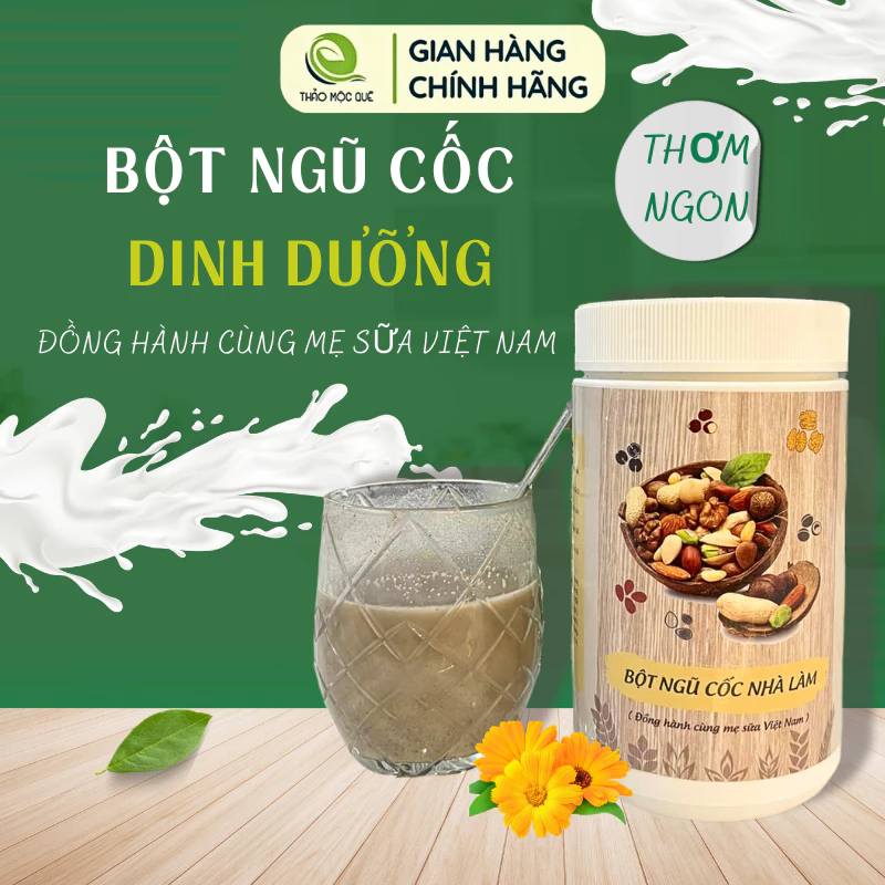 Ngũ cốc dinh dưỡng, lợi sữa, phù hợp cho bữa ăn nhanh đủ chất, chế độ ăn tăng, giảm cân.