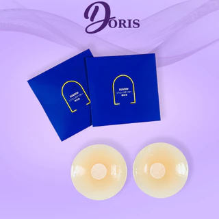 Miếng Dán Ngực Silicon Cao Cấp Siêu Mềm Êm Bám Dính Tốt Sử Dụng Nhiều Lần DORIS D199