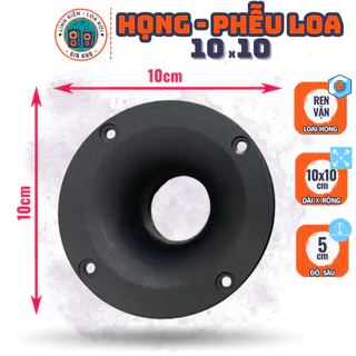 Họng Loa, Phễu Loa - Hình tròn, Đường kính 10cm [Chẵn] - Dùng ren vặn