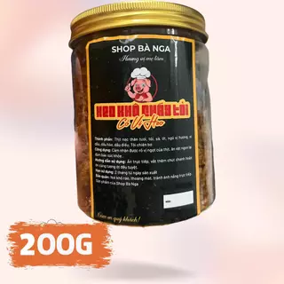 200G Khô heo cháy tỏi có vị heo Bà Nga Ăn Vặt